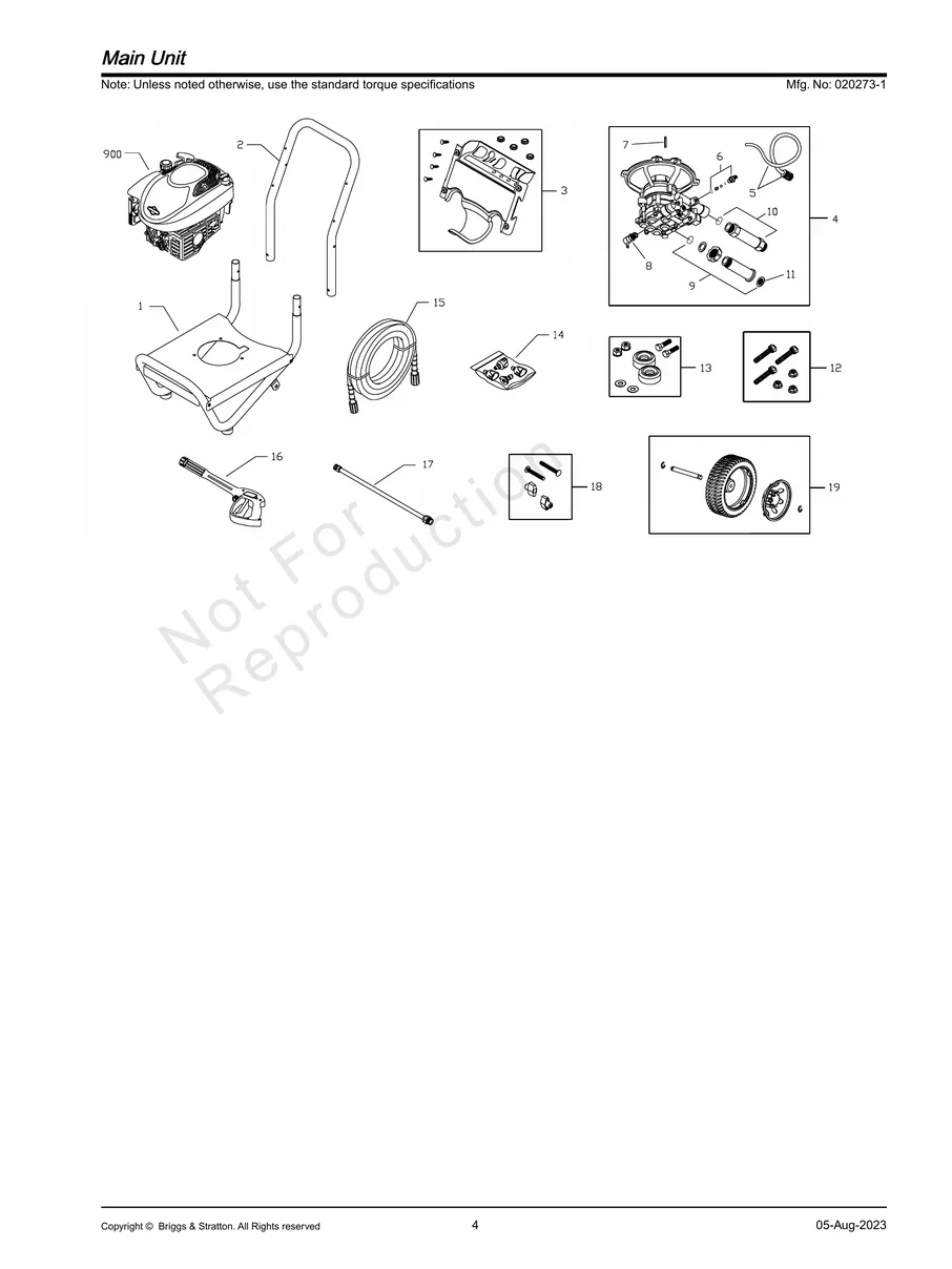 BRIGGS AND STRATTON, 020273-1, IPL.4